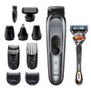 Braun 10-in-1 Trimmer MGK7221 Beard Trimmer for Men Body Grooming Kit